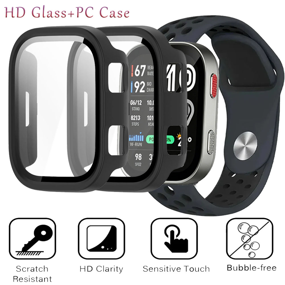 Amazfit Smartwatch Accessories - Kaca HD + Casing PC Keras