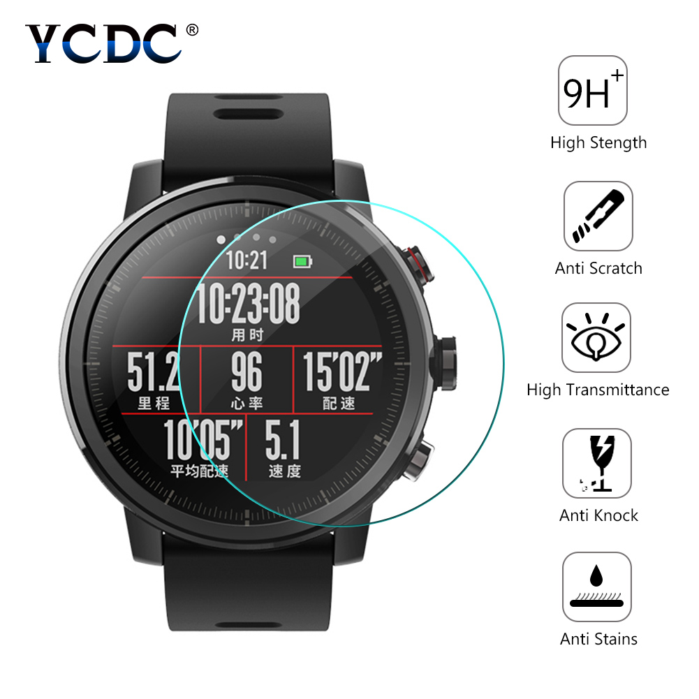 Smartwatch Icon - 2PACK Pelindung Layar Kaca Tempered Bulat