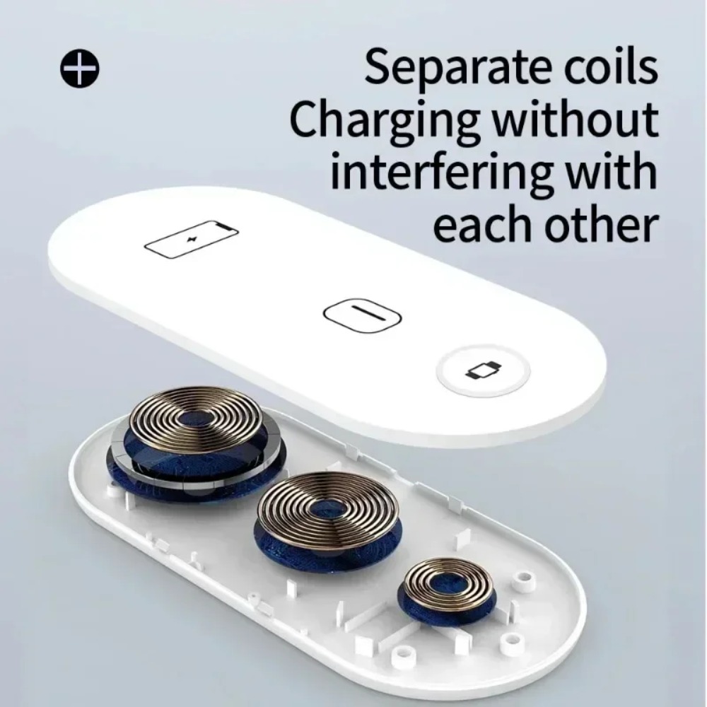 Watch Charger Cable - Alas Pengisi Daya Nirkabel 3-in-1, Stasiun