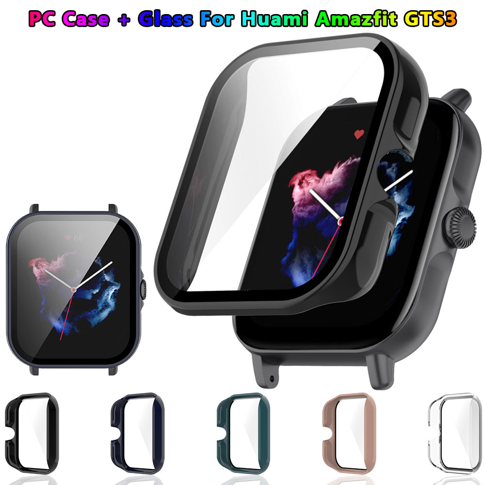 Amazfit Smartwatch Accessories - Casing + kaca Tempered untuk Amazfit