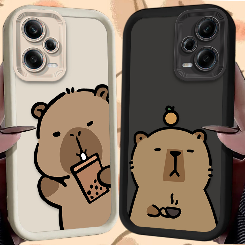 Xiaomi Redmi Note 14 - Casing Ponsel Kartun Lucu Capybara untuk