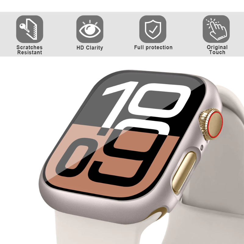 Kaca Antigores + Casing untuk  - Smartwatch Band Accessories ulasan dan harga