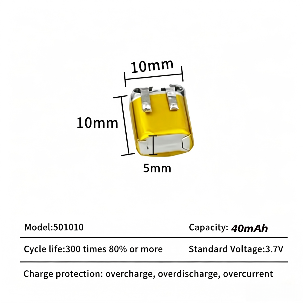 Baterai 501010 3.7V 40MAh Bate - Smartwatch Headset ulasan dan harga