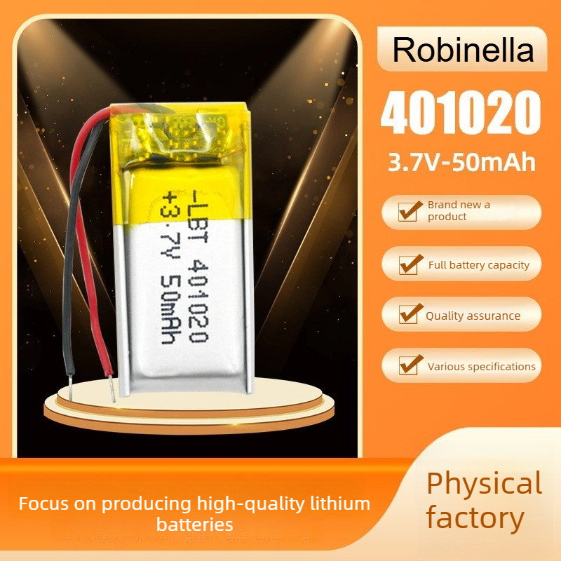 401020 3.7V 55mAh Baterai Lith - Smartwatch Headset ulasan dan harga