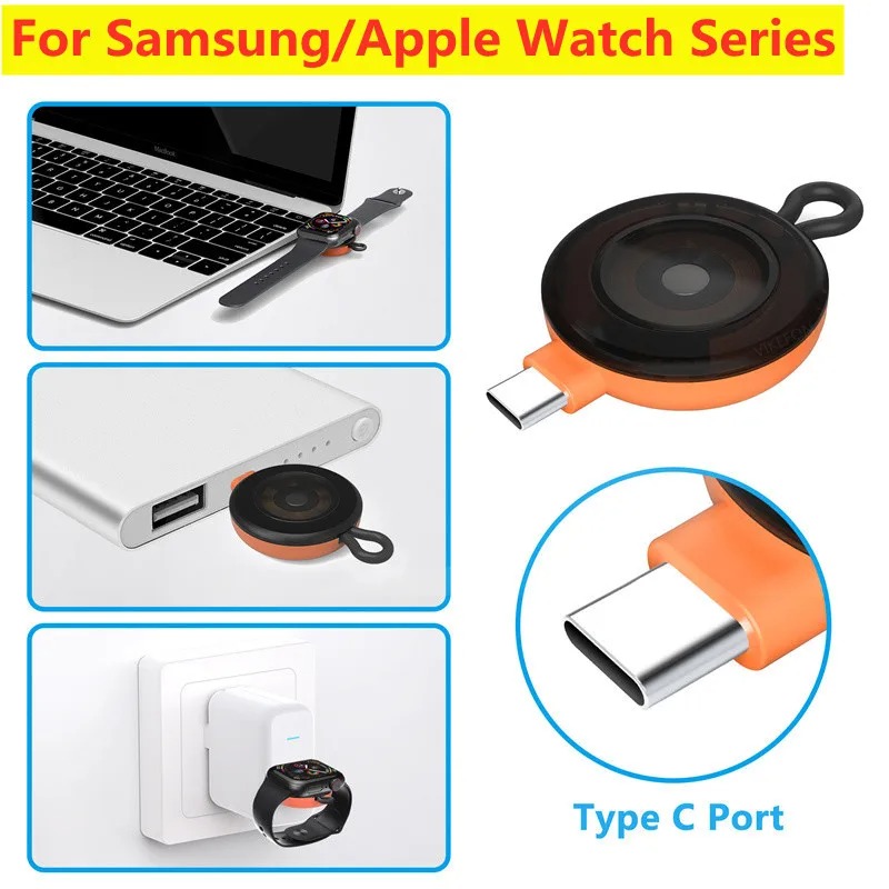 Pengisi Daya Nirkabel Mini Tip - Smartwatch Watch Accessories ulasan dan harga