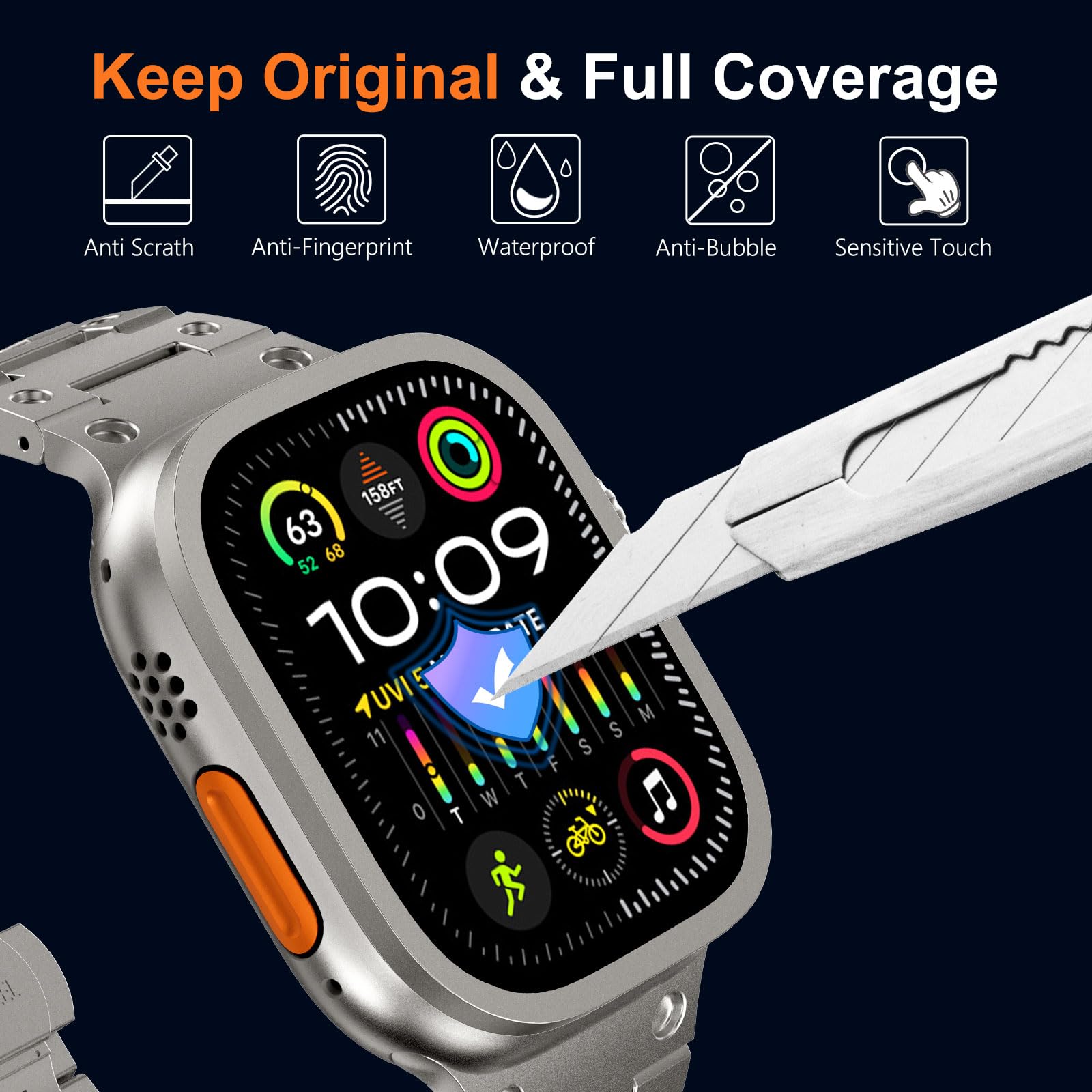 Kaca antigores untuk jam tanga - Smartwatch Straps & Accessories ulasan dan harga