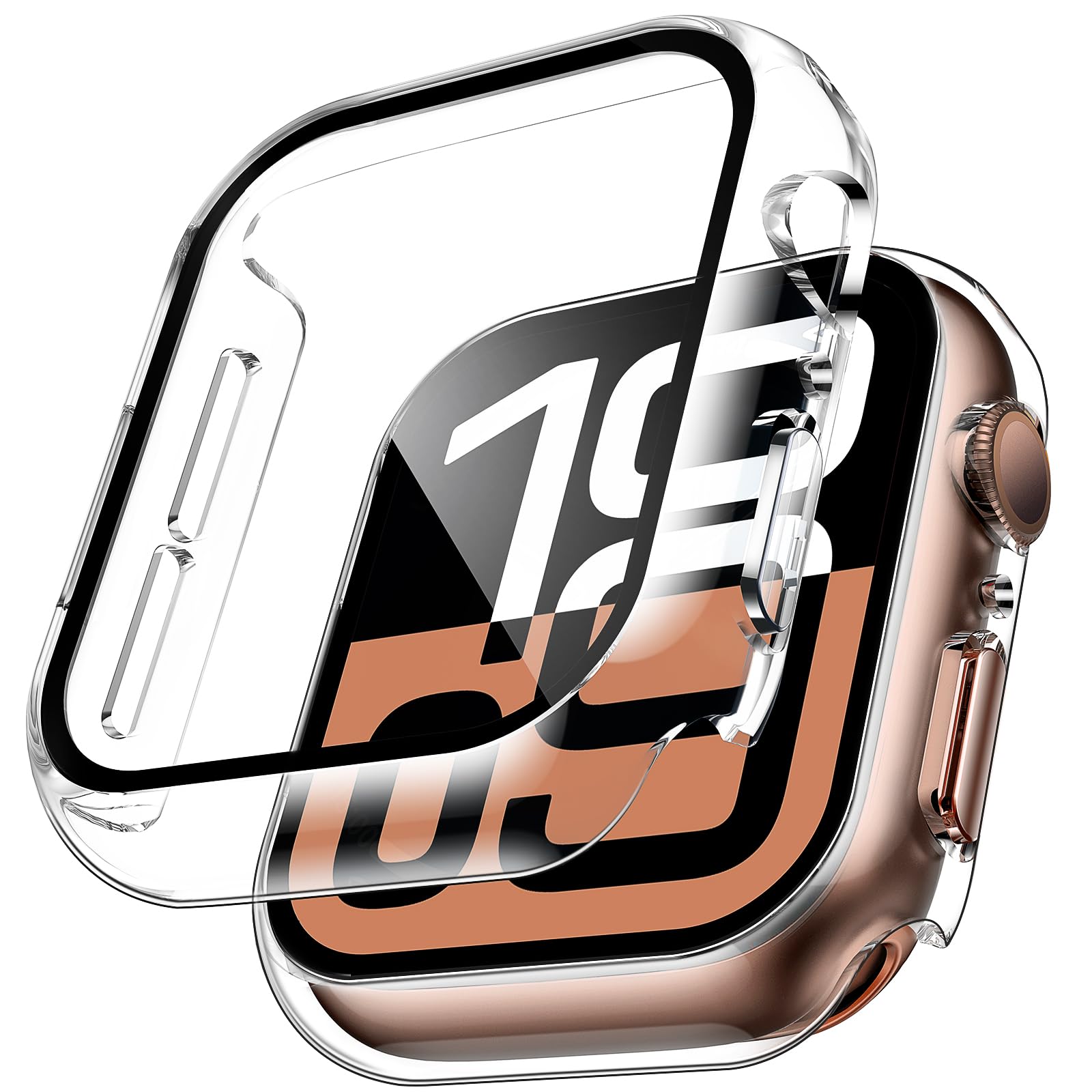 2 Buah Casing Kaca Tempered un - Apple Smartwatch Accessories ulasan dan harga