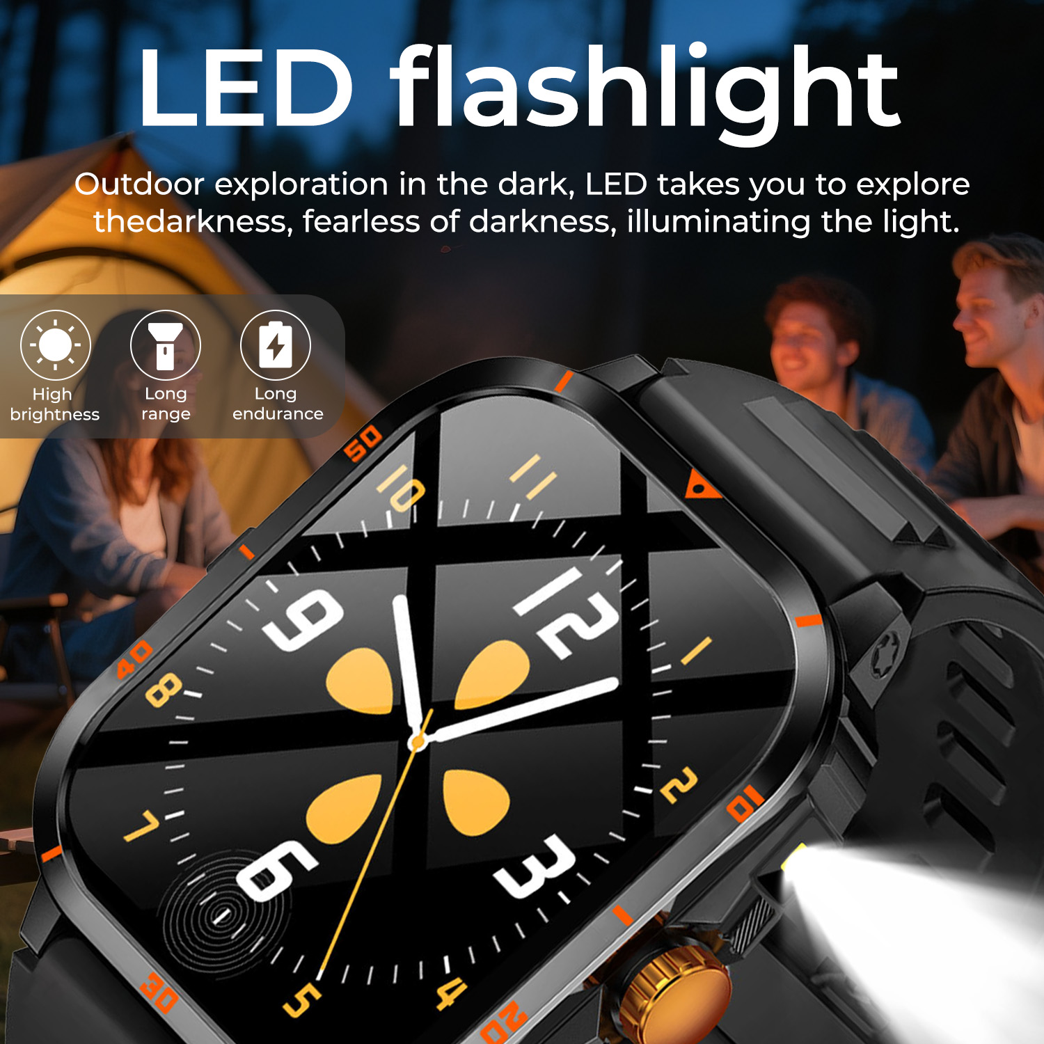 Jam Tangan Pintar Militer 2025 - Smartwatch X12 ulasan dan harga