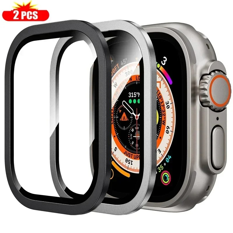 2 Buah Kaca Tempered untuk Jam - Smartwatch Straps & Accessories ulasan dan harga