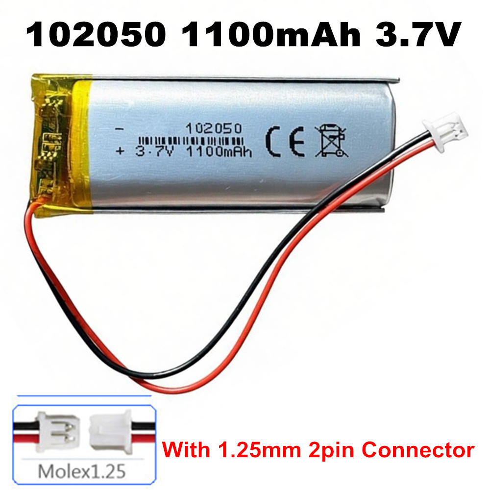 102050 3.7V 1100mAh Dengan Col - Smartwatch Headset ulasan dan harga