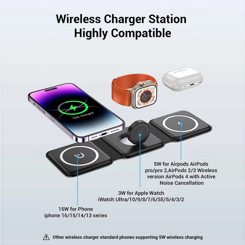 Pengisi Daya Nirkabel Lipat Ma - Watch Charger Cable ulasan dan harga