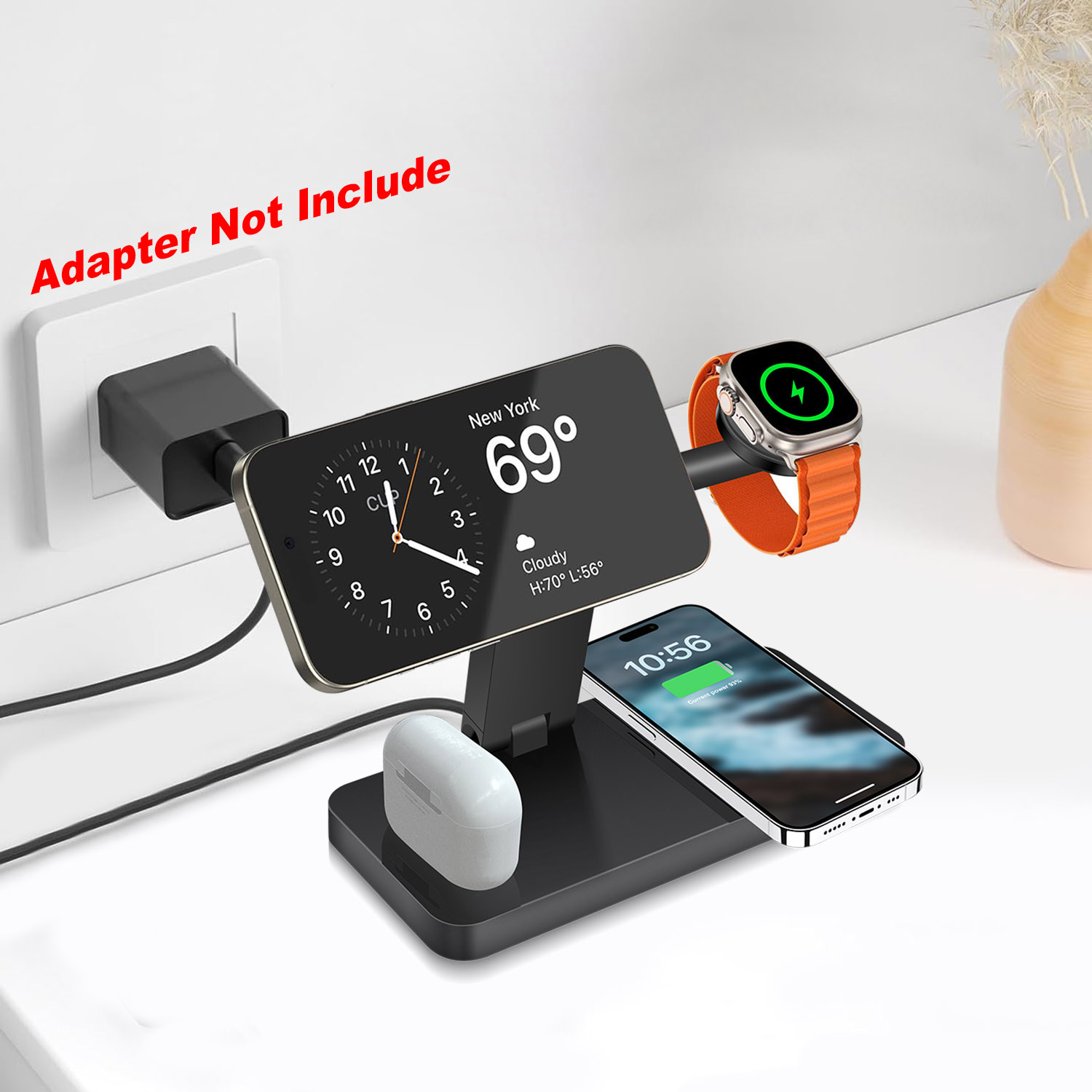 4 in 1 Pengisi Daya Nirkabel M - Watch Charger Cable ulasan dan harga