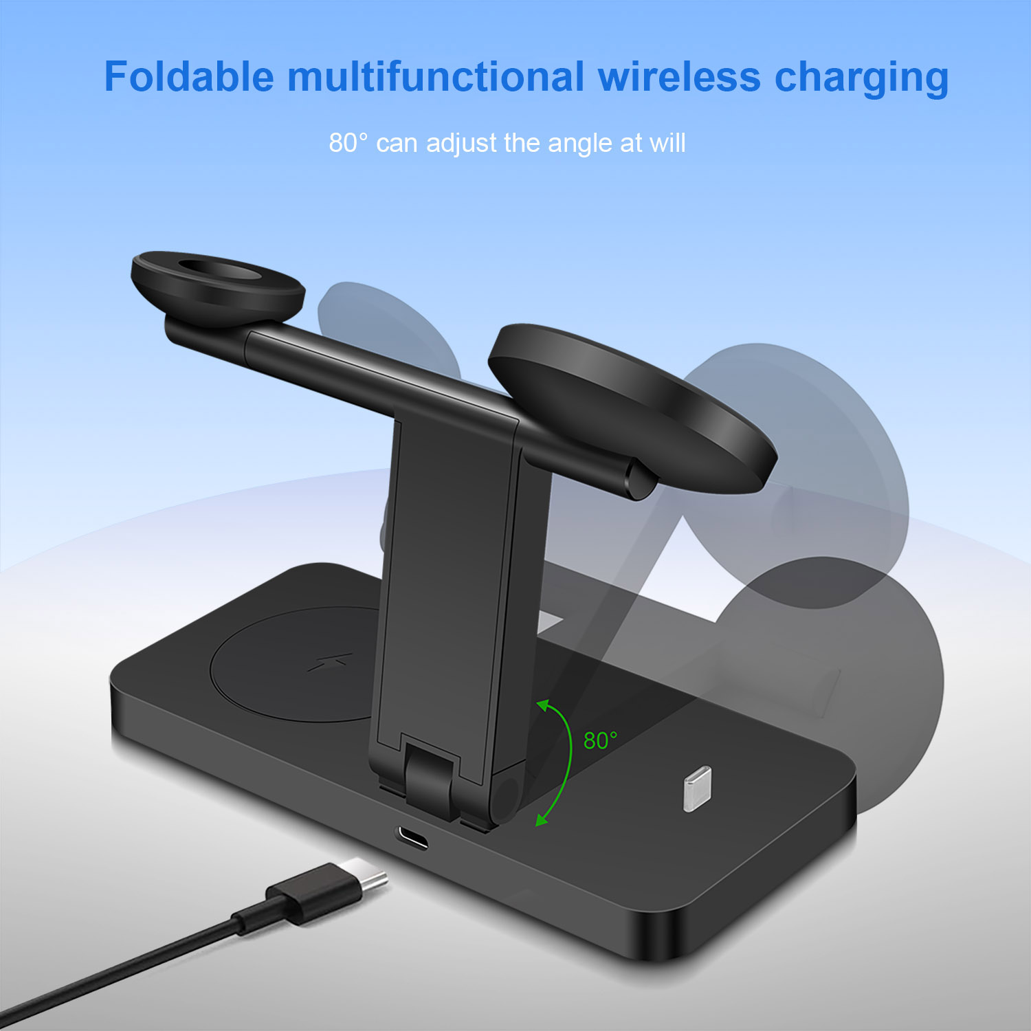 4 in 1 Pengisi Daya Nirkabel M - Watch Charger Cable ulasan dan harga