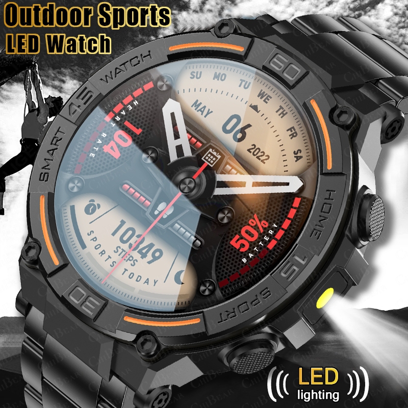 Jam Tangan Pintar Militer Luar - Smartwatch Face ulasan dan harga