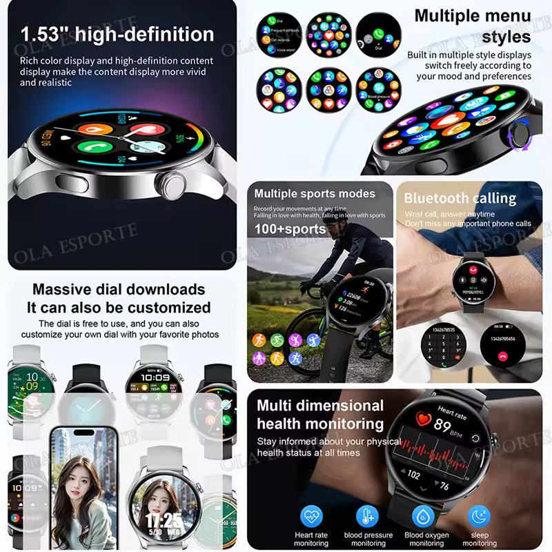 Jam Tangan Pintar Baru untuk P - Smartwatch Face ulasan dan harga