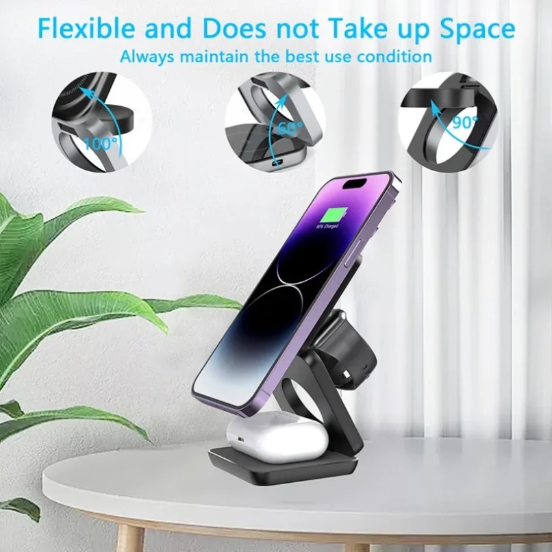 3 in 1 Pengisi Daya Nirkabel M - Watch Charger Cable ulasan dan harga