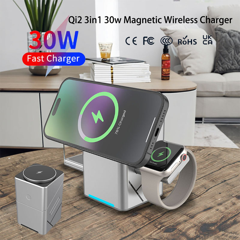 Pengisi Daya Nirkabel 3 in 1 M - Watch Charger Cable ulasan dan harga