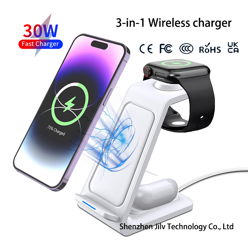 15W 3 in 1 Pengisi Daya Nirkab - Watch Charger Cable ulasan dan harga