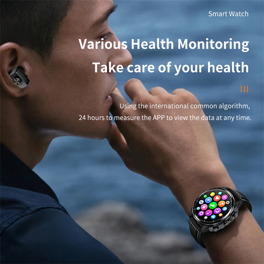 TWS Headset Bluetooth Pemutar  - Smartwatch Headset ulasan dan harga